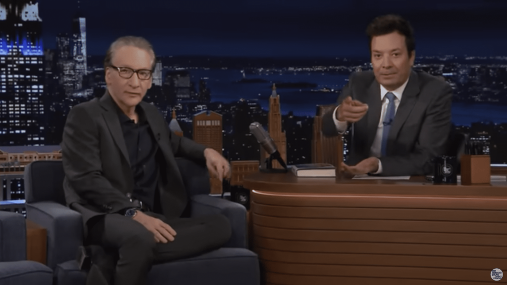 Bill Maher and Jimmy Fallon